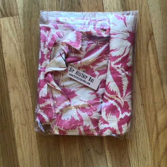 Accessories - Alistair Rai Shawl/scarf in pink and beige